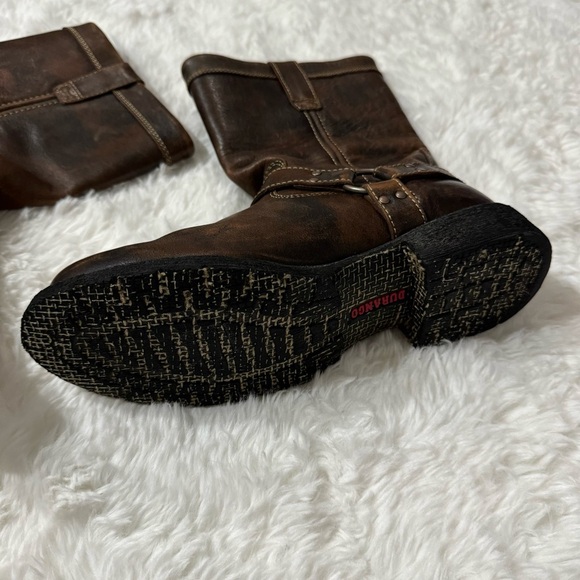 Durango 10” Western Brown Boots Size 7.5 - Picture 7 of 15
